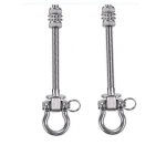 2pcs crochet de balan�oire avec roulement, 22. 5cm accroche de hamac fixation fauteuil suspendu de 180 ...