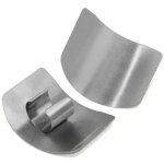 2pcs cuisine en acier inoxydable prot�ge - doigts multifonctionnel anti - coupure main artefact coupe ...