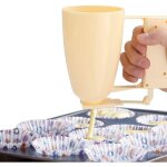 2pcs distributeur de p�te, distributeur de p�te � cr�pes, distributeur de p�te � cupcakes, m�langeur ...