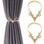 2pcs embrasses  rideaux attache de rideaux avec crochet en mtal boucle de rideau forme de cerf pince ...