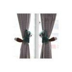 2pcs embrasses  rideaux cartoon cureuil embrasse de rideaux peluche boucle attache de rideau mignon ...
