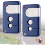 2pcs �metteurs d'ouvre garage, t�l�commande radio de remplacement pour porte garage compatible avec chamberlai ...