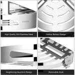 2pcs etagere salle de bain etagere douche inox douche serviteur douche rangement organiseur sans vis ...