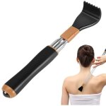 2pcs gratte - dos t�lescopique, gratte - dos � main avec t�lescope renforc� et perles de massage, gratte ...