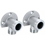 2pcs kit d'installation pour connecter le tuyau pour robinet apparent. systme de douche extrieur. mitigeur ...