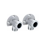 2pcs kit d'installation pour connecter le tuyau pour robinet apparent. système de douche extérieur. mitigeur ... 2pcs kit d'installation pour connecter le tuyau pour robinet apparent. système de douche extérieur. mitigeur ...