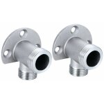 2pcs kit d'installation pour connecter le tuyau pour robinet apparent. systme de douche extrieur. mitigeur ...