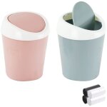 2pcs petite poubelle mini bureau poubelle, qlfj - furdec mini poubelle en plastique de table avec couvercle ...
