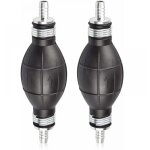 2pcs pompe � main essence en caoutchouc 8mm - poire d'amor�age carburant pour voitures, motos et bateaux ...
