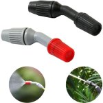 2pcs pulvrisateur tte de pulvrisation conique standard pulvrisateur accessoires gris rouge + tout ...