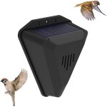 2pcs rpulsifs solaire pour oiseaux, rpulsifs pour oiseaux impermable rpulsif animaux sauvages solaire, ...