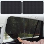 2pcs rideaux magn�tiques pour voiture, pare soleil voiture, pare soleil voiture b�b�, universel pour ...