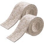 2pcs ruban d'�tanch�it� pour po�le � bois, joint pour po�le � bois, joint de porte de chemin�e autocollant, ...