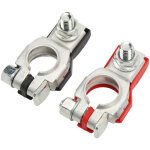 2pcs set � borne de batterie n�gative positive 243407f000 243407f001 remplacement du serrage de connecteur ...