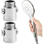2pcs stop douche, robinets d'arr�t pommeau de douche en abs, �conomiseur d'eau, interrupteur � un bouton ...