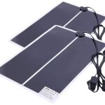 2pcs tapis chauffant avec thermostat, 20w reglable tapis chauffant reptiles, coussin chauffant pour reptiles ...