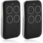 2pcs telecommande garage universelle portail tlcommande porte de garage 433mhz, telecommande portail ...