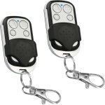 2pcs telecommande universelle portail, telecommande garage universelle sans fil, bip portail universelle ...