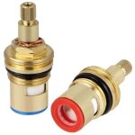 2pcs tte a disques cramique, 1 / 2' cartouches cramique, universelles de rechange pour robinet en ...