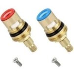 2pcs t�te a disques c�ramique, 1 / 2  cartouches c�ramique, universelles de rechange pour robinet en ...