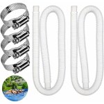 Simplicity - 2pcs tuyau de remplacement de piscine pour pompe de filtre de piscine (59x1, 25 pouces)