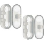 Cyclingcolors - 2x arrt de chainette de store intrieur avec boule  3, 7mm  4, 5mm en pvc translucide ...