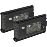 Vhbw - 2x batterie compatible avec kenwood tk - 3302e, tk - 3301t, tk - 3301e, tk - 3300up, tk - 3212m, ...
