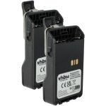 Vhbw - 2x batterie compatible avec motorola dp3441, dp3661, dp3000e, dp3661e, dp3441e radio talkie - ...