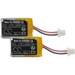 Vhbw - 2x batterie compatible avec plantronics cs540 (� partir de 05 / 2021) casque audio, �couteurs ...