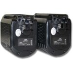 Vhbw - 2x batterie remplacement pour bosch bat021 pour outil lectrique (3000 mah, nimh, 24 v)