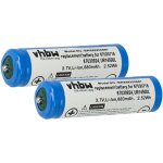 2x batterie remplacement pour braun ur14500y, w14a r47a, ur14500l pour rasoir tondeuse lectrique (680mah, ...