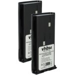 2x batterie remplacement pour kenwood knb - 15, knb - 14n, knb - 15h, knb - 15a, knb - 14a, knb - 14 ...