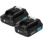 2x batterie remplacement pour makita bl1021b, bl1041b, bl1040, bl1040b, bl1040b - 2, bl1041, bl1021b ...