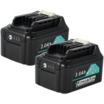 2x batterie remplacement pour makita bl1021b, bl1041b, bl1040, bl1040b, bl1040b - 2, bl1041, bl1021b ...