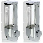 2x distributeurs de savon muraux - distributeurs de savon muraux rechargeables - distributeurs de savon ...