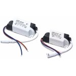 Memkey - 2x driver led, 1 - 3w transformateur pour plafonnier led, alimentation panneau led, connecteur ...