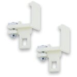 Cyclingcolors - 2x fixe embout avec suspendeur polyamide ivoire pour tringle à rideaux 24 x 16mm accessoire ... Cyclingcolors - 2x fixe embout avec suspendeur polyamide ivoire pour tringle à rideaux 24 x 16mm accessoire ...