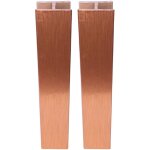 2x jonction de plinthe droite en pvc connecteur socle cuisine raccord profil, hauteur 100mm finition ...