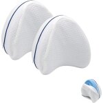 2x oreiller jambes orthop�dique. coussin ergonomique releve - jambes. coussin genoux pour dormir sur ...