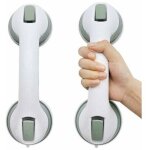 2x poign�es de douche � ventouse - enplastique - sans pergage - poign�e debaignoire murale, barres d'appui ...
