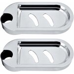 2x porte - savon pour barre de douche murale plateau rglable diamtre 25 mm label