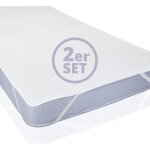 2x protge - matelas impermable 150x200 cm certifi oeko - tex surmatelas impermable & respirant 2 sur ...