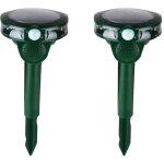 2x rpulsif chat exterieur, rpulsif chat ultrason solaire, ultrason anti chats, charge de solaire usb, ...