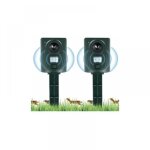 2x rpulsif chat jardin  ultrasons, rpulsif chats avec piquet au sol prvenir les chiens et les chats, ...