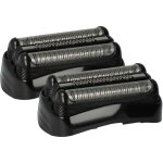Vhbw - 2x ttes de rasoir de remplacement compatible avec braun series 3, cruzer clean rasoir lectrique ...