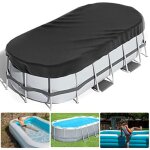 3. 665. 530 cm (1218ft) couverture de piscine ovale couverture de piscine gonflable anti - poussire ...