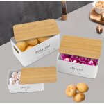 3 bo�tes de rangement, ensemble de r�cipients, r�cipients pour conserver les oignons, les pommes de terre ...