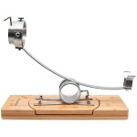 3 claveles - porte - jambon pivotant � 360� avec t�te pivotante � 3 coins, base pivotante of bois et ...