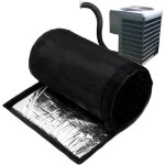 3 couches hvac copper tipe isolation cover, couvercle de manchon de tuyau de rduction thermique, enveloppemen ...