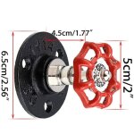 3 crochets de suspension vintage, support mural r�tro en fer industriel pour robe, serviette, sac, parapluie, ...